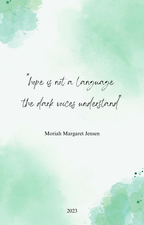 (楽譜) 「希望は闇の声が理解できる言葉ではない」 / 作曲：モリア・ジェンセン (吹奏楽)(フルスコアのみ) 【※必ずページ内に記載の納期をご確認ください】