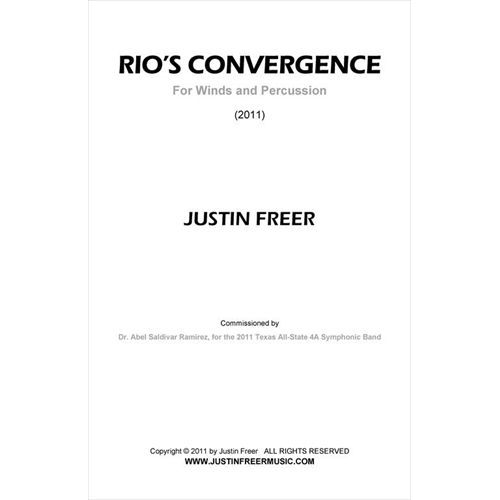 Rakuten - (楽譜) リオズ・コンバージェンス / 作曲：ジャスティン・フリーア (吹奏楽)(フルスコアのみ)【※必ずページ内に記載の納期をご確認ください】