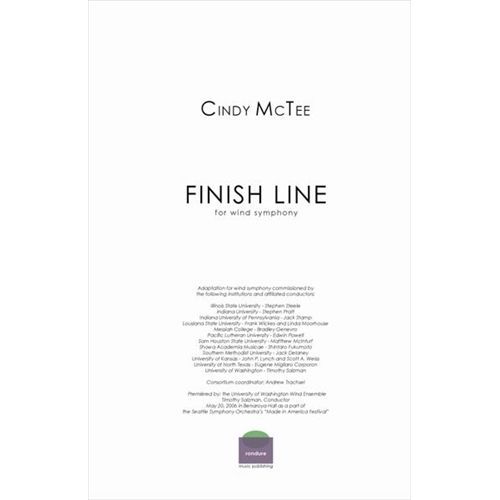 Rakuten - (楽譜) フィニッシュ・ライン / 作曲：シンディー・マクティー (吹奏楽)(フルスコアのみ)【※必ずページ内に記載の納期をご確認ください】