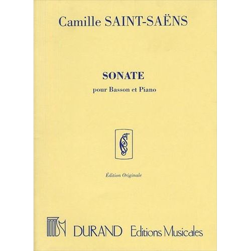 Rakuten - (楽譜) ソナタ　作品168 / 作曲：カミーユ・サン＝サーンス (ファゴット)【※必ずページ内に記載の納期をご確認ください】