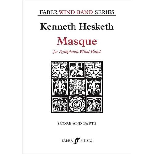 楽譜 マスク / 作曲：ケネス・ヘスケス 吹奏楽 スコア+パート譜セット 【 必ずページ内に記載の納期をご確認ください】