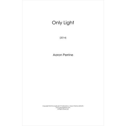 Rakuten - (楽譜) オンリー・ライト / 作曲：アーロン・ペリン (吹奏楽)(スコア+パート譜)【※必ずページ内に記載の納期をご確認ください】