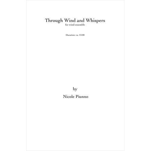 Rakuten - (楽譜) スルー・ウィンド・アンド・ウィスパーズ / 作曲：ニコル・パイウノ (吹奏楽)(スコア+パート譜セット)【※必ずページ内に記載の納期をご確認ください】