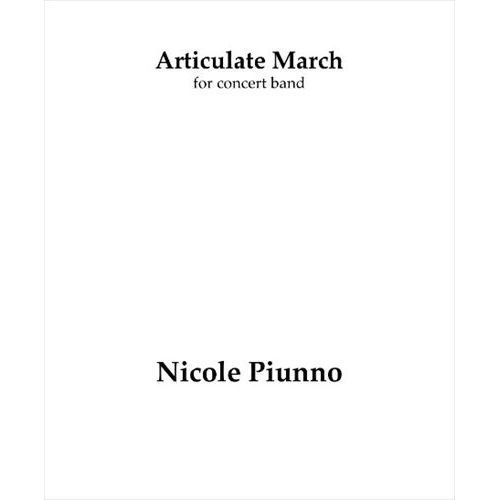 Rakuten - (楽譜) アーティキュレイト・マーチ / 作曲：ニコル・パイウノ (吹奏楽)(スコア+パート譜セット)【※必ずページ内に記載の納期をご確認ください】