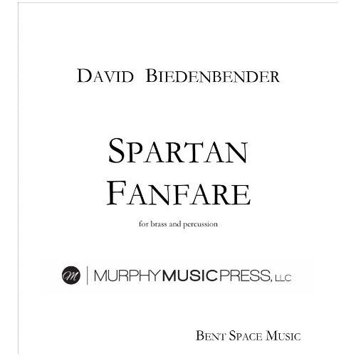 (Sheet Music) Spartan Humphare / Composer: David Biedenbender (Brass + Percussion) (Score + Parts Set) [Please be sure to check the delivery date stated on the page]