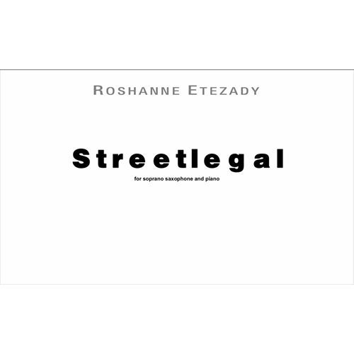 樂天商城 - (楽譜) ストリートリーガル / 作曲：ロシャンヌ・エテザディ (ソプラノ・サクソフォーン)(スコア+パート譜セット)【※必ずページ内に記載の納期をご確認ください】