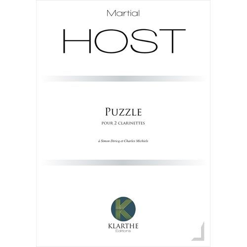 Rakuten - (楽譜) パズル / 作曲：マーシャル・ウスト (クラリネット二重奏)【※必ずページ内に記載の納期をご確認ください】