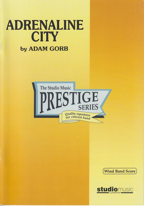 Rakuten - (楽譜) アドレナリン・シティ / 作曲：アダム・ゴーブ (吹奏楽)(フルスコアのみ)【※必ずページ内に記載の納期をご確認ください】