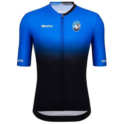 Santini サンティーニ メンズ サイクルジャージ Atalanta (Blue/Black) / 半袖 春・夏用