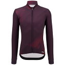 Santini サンティーニ メンズ サイクル ジャージ Pure Dye Jersey(Burgundy) / フリース 長袖 秋冬