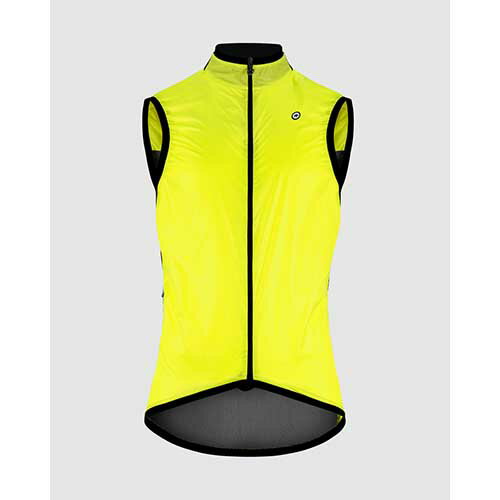 アソス Assos メンズ サイクル ベスト Assos Mille GT C2 Wind Vest(OpticYellow) / スリーブレス 防風・撥水 パッカブル 春・夏用