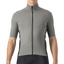 Castelli カステリ メンズ サイクル ジャージ Perfetto Ros 2 Wind(NickelGrey) / 半袖 防風 防水 春・夏用