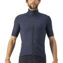 Castelli カステリ メンズ サイクル ジャージ Perfetto Ros 2 Wind(SavileBlue) / 半袖 防風 防水 春・夏用