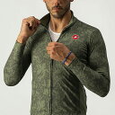 Castelli カステリ メンズ サイクルジャージ Unlimited Thermal Jersey(MilitaryGreen) / フリース 長袖 秋 冬