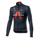 Castelli カステリ メンズ サイクルジャージ Team INEOS 2021 Grenadier Thermal(SavileBlue) (長袖 フリース 秋 冬)