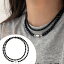 天然石 オニキスネックレス ブラックオニキス 6mm 8mm 4mm 〔 天然石 パワーストーン アクセサリー 〕 ..