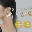 イヤーカフ 内径11.8mm 片耳用 イヤーカフス ピアス 男女兼用 金属アレルギー対応 レディース メンズ イヤカフ トレンド シンプル 重ね付け シルバー 小さい 大人 カジュアル シンプル