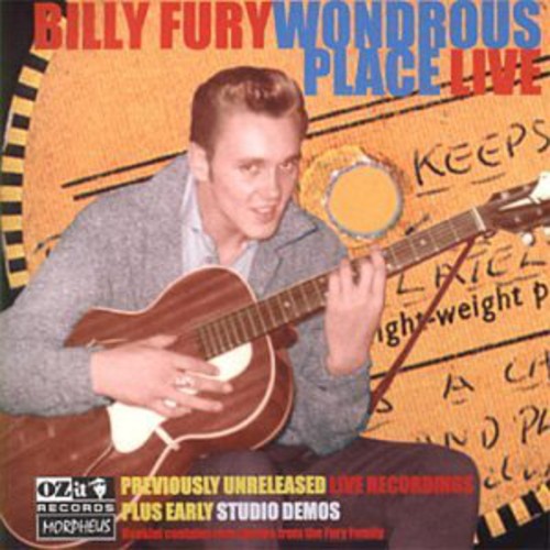 Billy Fury - Wonderous Place: Live CD アルバム 【輸入盤】