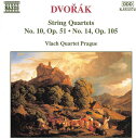 Dvorak / Vlach Quartet Prague - String Quartets 10 ＆ 14 CD アルバム 【輸入盤】