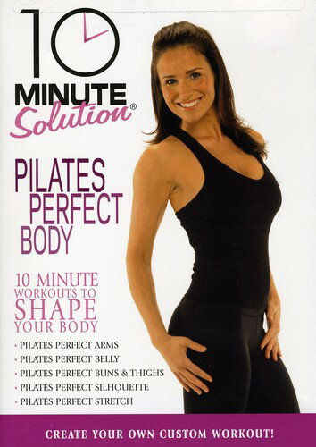 ◆タイトル: 10 Minute Solution: Pilates Perfect Body◆現地発売日: 2008/09/09◆レーベル: Starz / Anchor Bay 輸入盤DVD/ブルーレイについて ・日本語は国内作品を除いて通常、収録されておりません。・ご視聴にはリージョン等、特有の注意点があります。プレーヤーによって再生できない可能性があるため、ご使用の機器が対応しているか必ずお確かめください。詳しくはこちら ◆収録時間: 54分※商品画像はイメージです。デザインの変更等により、実物とは差異がある場合があります。 ※注文後30分間は注文履歴からキャンセルが可能です。当店で注文を確認した後は原則キャンセル不可となります。予めご了承ください。These innovative Pilates workouts will deliver beautifully defined curves and gorgeous body lines! DVD Bonus: Totally programmable DVD! You can control which workouts to play and the order to play them for a custom workout each time.10 Minute Solution: Pilates Perfect Body DVD 【輸入盤】