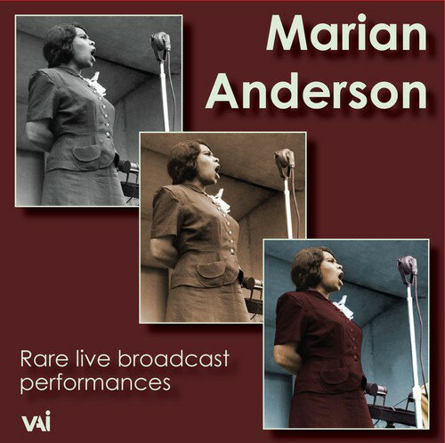 Marian Anderson - Rare Live Broadcast Performances CD アルバム 【輸入盤】