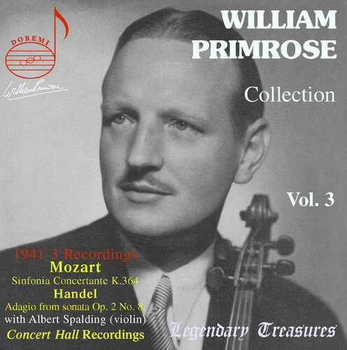 William Primrose / Spalding / Benoist / Stiedry - Collection 3 CD アルバム 【輸入盤】