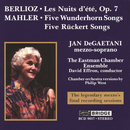 Berlioz / Mahler / Degaetani / Eastman Chamb Ens - Songs CD Ao yAՁz