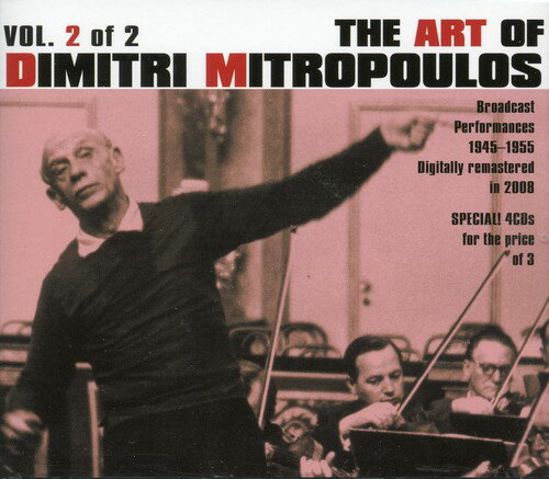 Mahler / Bach / Prokofiev / Mitropoulos - Art of Dimitri Mitropoulos 2 CD アルバム 【輸入盤】