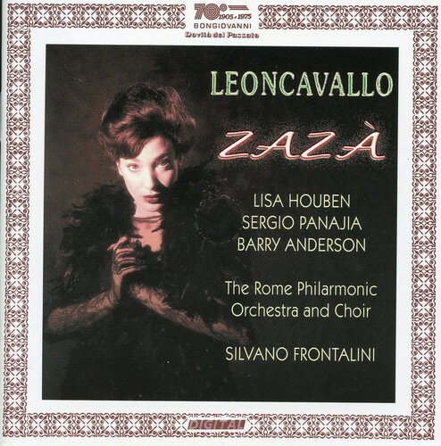 【取寄】Leoncavallo / Houben / Mastromarino / Frontalini - Zaza CD アルバム 【輸入盤】