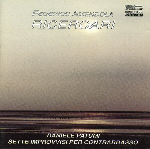 Amendola / Patumi - Ricercari CD アルバム 