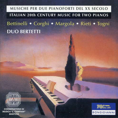 Rieti / Duo Bertetti - Italian 20th Century Music for Two Pianos CD アルバム 【輸入盤】