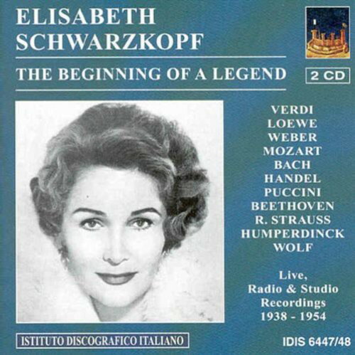 Elisabeth Schwarzkopf - Beginning of a Legend CD アルバム 【輸入盤】