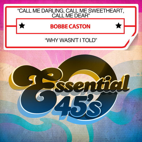 Bobbe Caston - Call Me Darling Call Me Sweetheat Call Me Dear CD シングル 