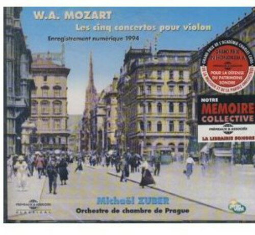 W.a. Mozart / Zuber / Orcheestre De Chambre - 5 Violin Concertos CD Ao yAՁz