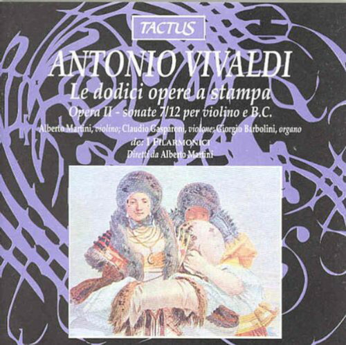 Vivaldi / Martini / Gasparoni / Barbolini - Violin Sonatas Op 2 7-12 CD アルバム 【輸入盤】