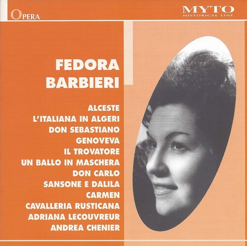 Fedora Barbieri - Recital CD Ao yAՁz