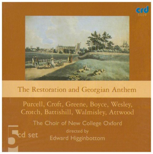 Choir of the New College Oxford - Restoration ＆ Gregorian Anthem CD アルバム 【輸入盤】