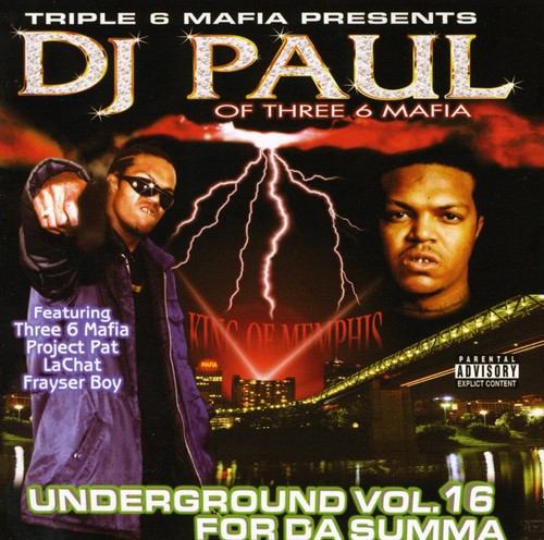 DJ Paul ( Triple 6 Mafia ) - Underground 16: For Da Summa CD アルバム 【輸入盤】