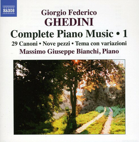 Ghedini / Massimo Giuseppe Bianchi - Complete Piano Music 1 CD アルバム 【輸入盤】