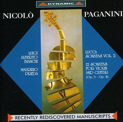 Paganini / Bianchi / Preda - 12 Sonatas for Violin ＆ Guitar: Sonata Di Lucca CD アルバム 【輸入盤】