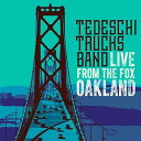 ◆タイトル: Live From The Fox Oakland◆アーティスト: Tedeschi Trucks Band◆アーティスト(日本語): テデスキトラックスバンド◆現地発売日: 2017/03/17◆レーベル: Fantasy◆その他スペック: Blu-ray付きテデスキトラックスバンド Tedeschi Trucks Band - Live From The Fox Oakland CD アルバム 【輸入盤】※商品画像はイメージです。デザインの変更等により、実物とは差異がある場合があります。 ※注文後30分間は注文履歴からキャンセルが可能です。当店で注文を確認した後は原則キャンセル不可となります。予めご了承ください。[楽曲リスト]1.1 Don't Know What It Means - 7:16 1.2 Keep on Growing - 10:51 1.3 Bird on the Wire - 5:39 1.4 Within You, Without You - 2:30 1.5 Just As Strange - 4:27 1.6 Crying Over You - 7:57 1.7 These Walls - 11:50 1.8 Anyhow - 7:38 2.1 Right on Time - 4:40 2.2 Leavin' Truck - 10:19 2.3 Don't Drift Away - 6:34 2.4 I Want More (Soul Sacrifice Outro) - 14:30 2.5 I Pity the Fool - 7:54 2.6 Ali - 8:21 2.7 Let Me Get By - 10:53 3.1 Menu / Tedeschi Trucks Band / Live from the Fox Oakland - 0:46 3.2 Don't Know What It Means - 7:20 3.3 Keep on Growing - 11:42 3.4 Bird on the Wire - 6:07 3.5 Within You, Without You / Just As Strange - 6:17 3.6 Papa Trucks - 2:57 3.7 Crying Over You - 7:47 3.8 The Fox / Color of the Blues - 3:54 3.9 These Walls - 6:32 3.10 Leavin' Trunk - 10:10 3.11 I Pity the Fool - 4:20 3.12 I Want More / Soul Sacrifice - 14:10 3.13 Tailgate - 0:58 3.14 Let Me Get By - 10:27 3.15 You Ain't Going Nowhere - 5:21 3.16 Anyhow - 7:03 3.17 These Walls - 11:53Deluxe two CD + Blu-ray edition. 2017 live release from the blues rock favorites. Tedeschi Trucks Band, led by the husband-and-wife team of singer-guitarist Susan Tedeschi and guitar virtuoso Derek Trucks, have grown into one of the most deeply skilled and admired musical ensembles in the world. Live From The Fox Oakland captures the band performing at their best. From the opening notes of Don't Know What It Means to the closing solo on Let Me Get By the Tedeschi Trucks Band are firing on all cylinders. It's such a treat to hear the sublime sounds and intense jams that make the Tedeschi Trucks Band one of the most sought-after live acts in the world-and you can do that here on this release.