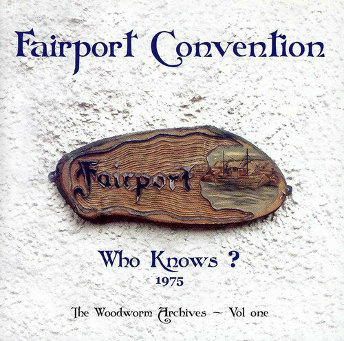 ◆タイトル: Who Knows? 1975 The Woodworm Archives, Vol. 1◆アーティスト: Fairport Convention◆アーティスト(日本語): フェアポートコンヴェンション◆現地発売日: 2007/08/28◆レーベル: Talking Elephantフェアポートコンヴェンション Fairport Convention - Who Knows? 1975 The Woodworm Archives, Vol. 1 CD アルバム 【輸入盤】※商品画像はイメージです。デザインの変更等により、実物とは差異がある場合があります。 ※注文後30分間は注文履歴からキャンセルが可能です。当店で注文を確認した後は原則キャンセル不可となります。予めご了承ください。[楽曲リスト]1.1 Rising for the Moon 1.2 One More Chance 1.3 Brijjiancy Medley and the Cherokee Shuffle 1.4 Hexhamshire Lass 1.5 Restless 1.6 Stranger to Himself 1.7 Sloth 1.8 Iron Lion 1.9 John the Gun 1.10 Sir B McKenzies 1.11 Lark in the Morning 1.12 Down in the Flood 1.13 Who Knows Where the Time Goes?Fairport Convention need no introduction to the work of music with their 36 years history and being the biggest of all the Folk Rock bands ever! Who Knows is cutting into a bit of history with the first ever live recording from this line-up to be released. Captured on their 'Rising for the Moon' tour many say this was the height of the bands career. The album was recorded in England in 1975 and features Dave Swarbrick, Dave Pegg, Simon Nicol, Jerry Donahue, Bruce Rowland and the sadly missed late Trevor Lucas & Sandy Denny. Talking Elephant. 2005.