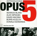 Opus 5 - Introducing CD アルバム