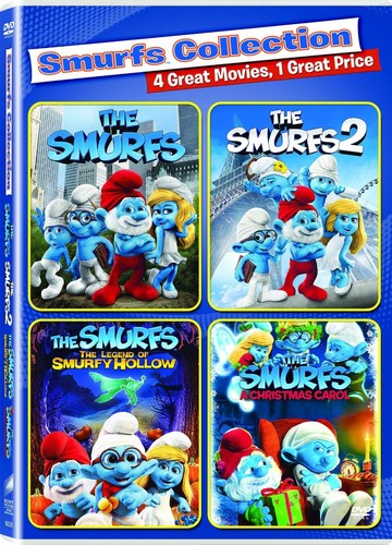 The Smurfs / The Smurfs 2 / The Smurfs: The Legend of Smurfy Hollow / The Smurfs: A Christmas Carol DVD 【輸入盤】