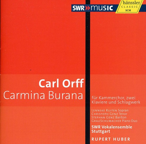 Orff / Ruiten / Genz / Swr Vokalensemble Stuggart - Carmina Burana CD Ao yAՁz