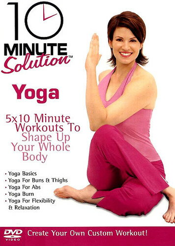 ◆タイトル: 10 Minute Solution: Yoga◆現地発売日: 2005/09/06◆レーベル: Starz / Anchor Bay 輸入盤DVD/ブルーレイについて ・日本語は国内作品を除いて通常、収録されておりません。・ご視聴にはリージョン等、特有の注意点があります。プレーヤーによって再生できない可能性があるため、ご使用の機器が対応しているか必ずお確かめください。詳しくはこちら ◆言語: 英語 ◆収録時間: 54分※商品画像はイメージです。デザインの変更等により、実物とは差異がある場合があります。 ※注文後30分間は注文履歴からキャンセルが可能です。当店で注文を確認した後は原則キャンセル不可となります。予めご了承ください。We have the solution for you - the 10 Minute Solution! Everyone can find at least ten minutes in their day, and we've developed 5 fabulous yoga workouts, each only 10 minutes. Instructor Lara Hudson has designed the workouts so that you can utilize each individually, or mix and match the sets to create a completely custom workout. Or you can put all five sets together for an incredible 50-minute, total body yoga workout! Yoga Basics This flowing sequence focuses on basic yoga postures, breathing and techniques. This program is a great way to become familiar with yoga. Even if you're not new to yoga, you will enjoy the way this segment helps you feel focused, revitalized and energized. Yoga for Buns & Thighs Want toned, lean legs and a firm, conditioned butt? Look no further! Lara gracefully guides you through some excellent toning and strengthening postures that really target those lower-body problem areas! After this segment, you'll feel stronger and become leaner and sleeker. Yoga for Abs These 10 minutes are all about getting a flat belly. It can happen! You'll target your midsection with proven techniques and postures that are challenging but effective! Yoga Burn Ready to burn some calories and shed pounds? This set really gets you moving and turns up the burn-factor on yoga! Through the use of dynamic movements, you'll build strength, burn calories and workout your whole body. Yoga for Flexibility & Relaxation Yoga is really about connecting with yourself and feeling good all over. This segment is a great reward at the end of your yoga workout or a long stressful day - it's also a fabulous way to start your day out right. Be sure to take these 10 delicious minutes to relax, stretch and feel grounded.10 Minute Solution: Yoga DVD 【輸入盤】