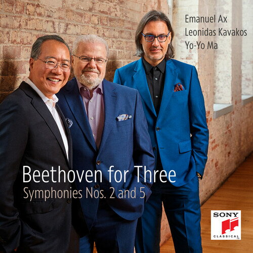 Yo-Yo Ma / Leonidas Kavakos / Emanuel Ax - Beethoven for Three: Symphonies Nos 2 ＆ 5 CD アルバム 【輸入盤】