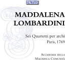 Lombardini / Casazza / Ferrarini - Six String Quartets / Paris 1769 CD アルバム 