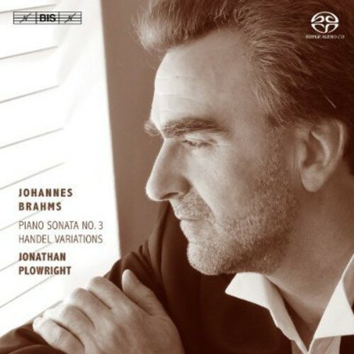 Brahms / Handel / Jonathan Plowright - Piano Sonata 3 in F Min Op 5 / Variations  Fugue SACD ͢ס
