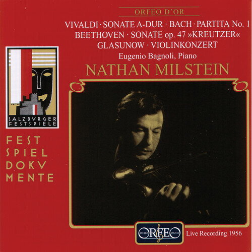 Vivaldi / Bach / Beethoven / Milstein / Bagnoli - Sonata for Violin ＆ Basso Continuo / Partita CD アルバム 【輸入盤】